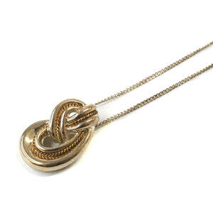 Tiffany Co Twisted Knot Necklace Silver